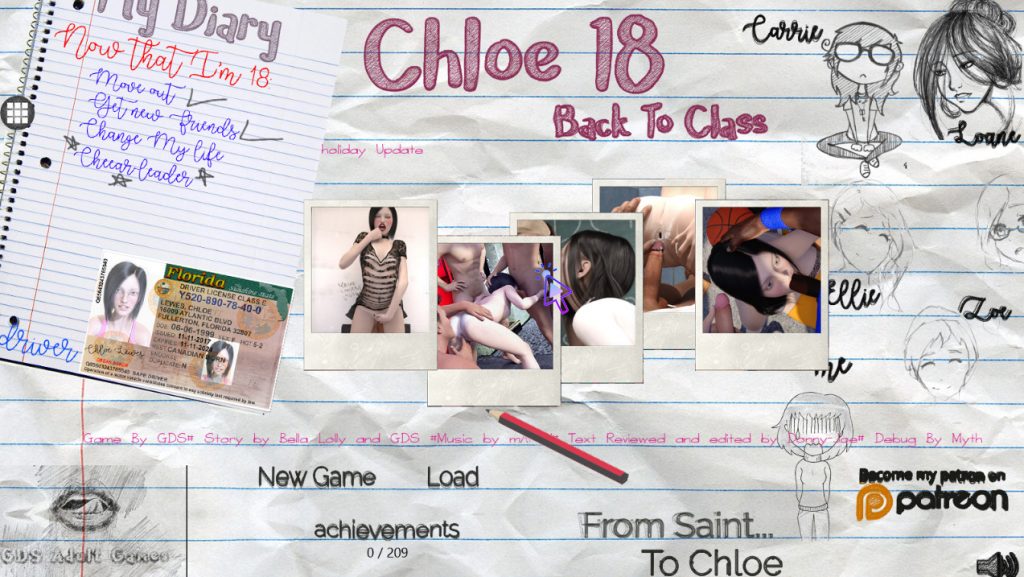 Chloe18 Back To Class FULL VERSION GDS Best Hentai Games